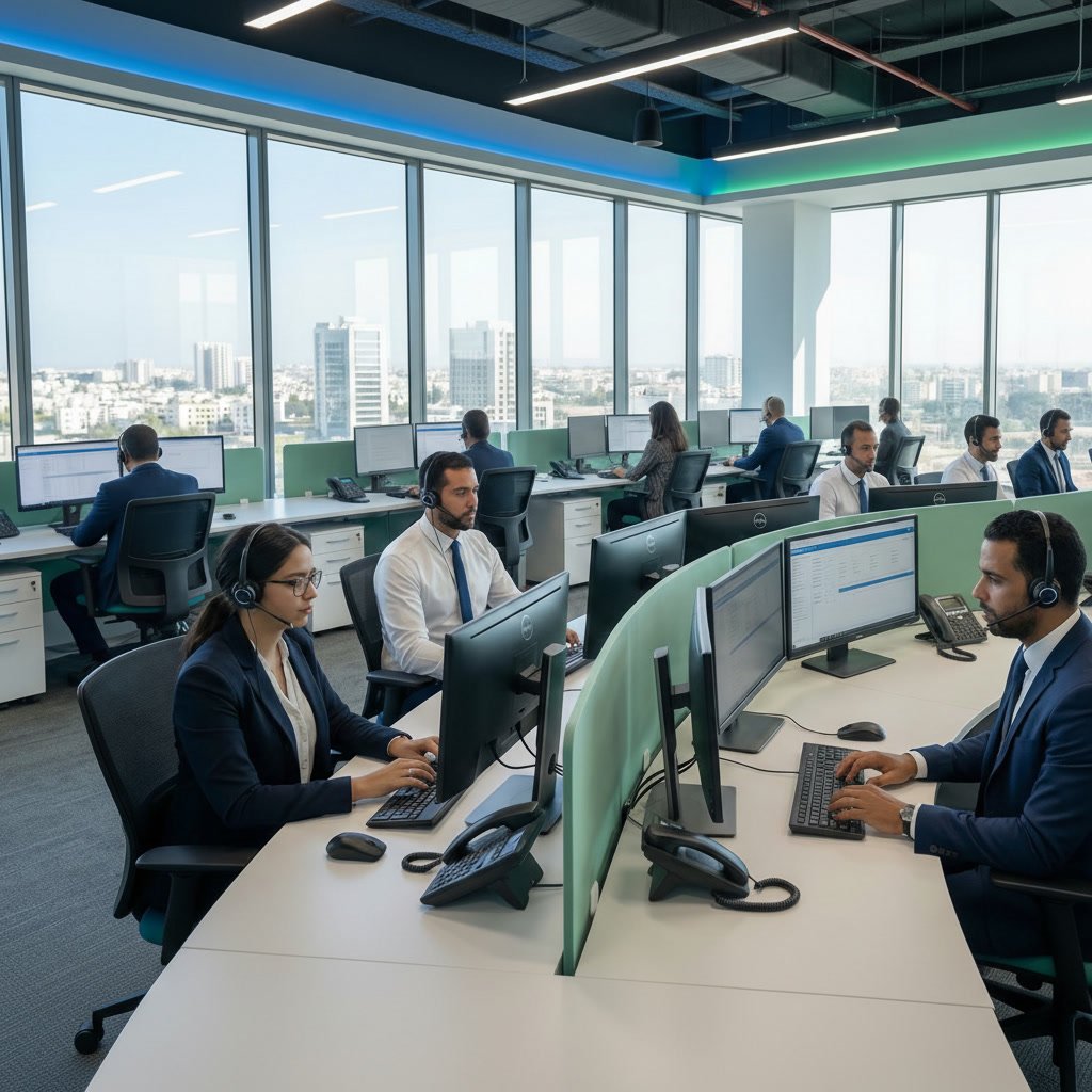 Centre d'appel moderne et dynamique à Casablanca